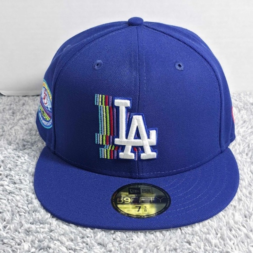 New Era 59FIFTY Los Angeles Dodgers Stadium 50th Anniversary Size 7‎ 3/8 Cap Hat